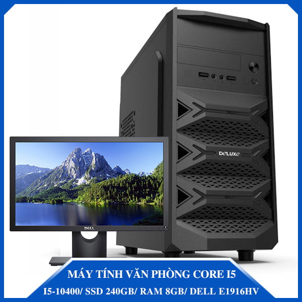 DVPC02 - PC văn phòng Core i5-10400, RAM 8GB, SSD 240GB