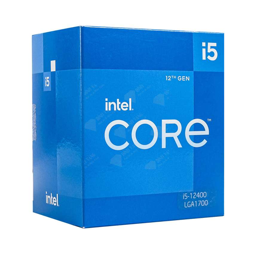 CPU Intel I5 12400 (Up To 4.40GHz, 6 Nhân 12 Luồng,18MB Cache, Socket 1700, Alder Lake)