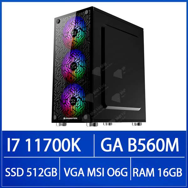 DVPC15 - PC đồ họa Core i7 th11 RX2060/ Ram 16Gb