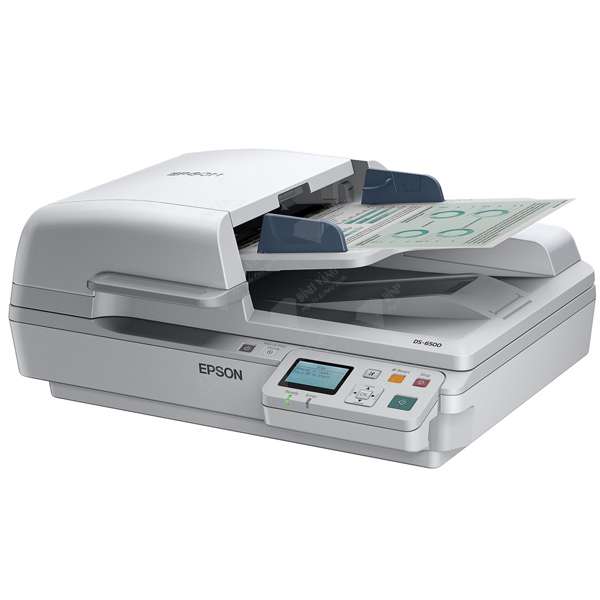 Máy Scan Epson WorkForce DS-6500 (Flatbed, 2 mặt, 1200dpi, USB & LAN, 50 ipm, ADF 100 tờ)