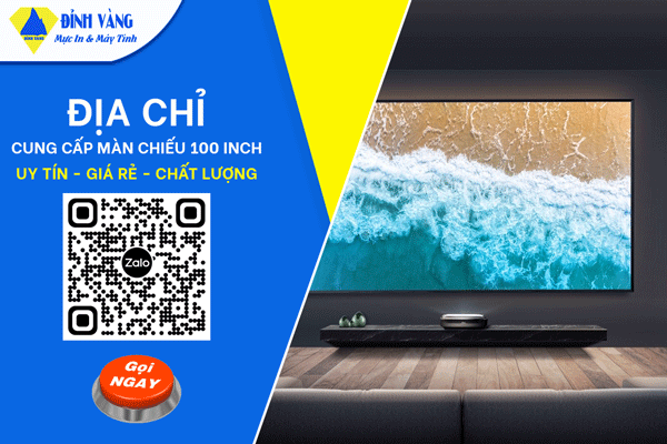 Cung cấp màn chiếu 100 inch chính hãng| màn lại cảm giác sống động nhất