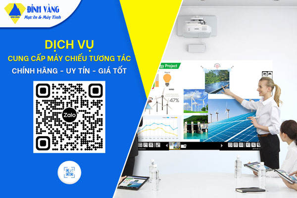 Dịch vụ cung cấp Máy chiếu tương tác |Uy tín - Chính hãng - Giá tốt