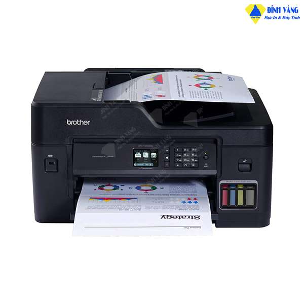 Máy In A3 Brother MFC-T4500DW Đa năng (In 2 mặt, Scan, Copy, Fax, Kết Nối USB, LAN, Wifi, Khay ADF)