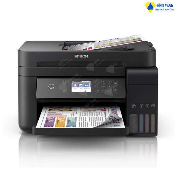 Máy in Epson Ecotank L6270 (In 2 mặt, Scan, Copy, Wifi, LAN, USB, ADF)