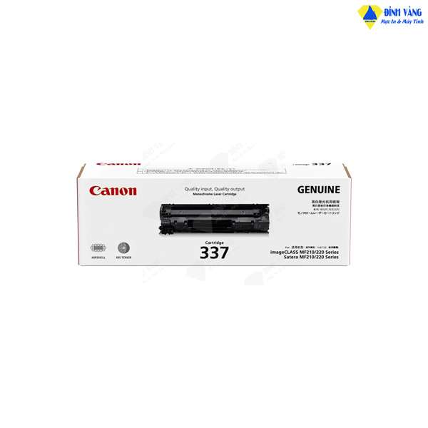 Mực Máy Canon MF236n - Cartridge 337 (Lỗi 1 đổi 1, Bảo hành nước mực đầu tiên, 2000 trang)