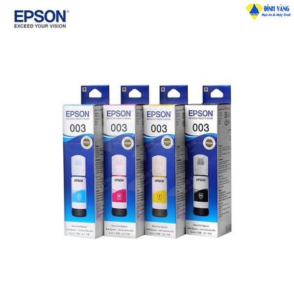 Mực Máy Epson L3110 (Black/ Cyan/ Yellow/ Magenta) Cho Máy L1110/ L3110/ L3150