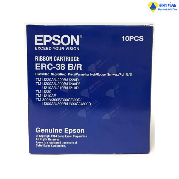 Ruy băng mực ERC38B/R (Dùng Cho Máy Epson TM U220A, TM U220B)