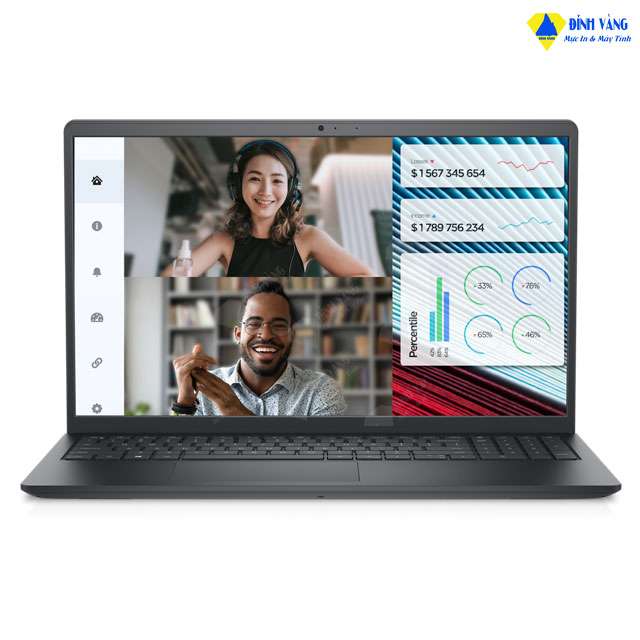 Laptop DELL VOSTRO 3520 5M2TT2 (I5-1235U, 8GB RAM, 256GB SSD, 15.6 Inch FHD 120 Hz, Intel Iris Xe Graphics, WLan + Bluetooth, Windows 11 Home)