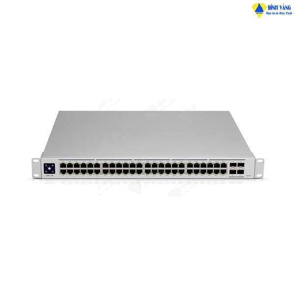 Thiết Bị Chuyển Mạch UniFi Switch USW Pro-48-PoE (Layer 2 and Layer 3 features UniFi Smart, Power RPS DC input)