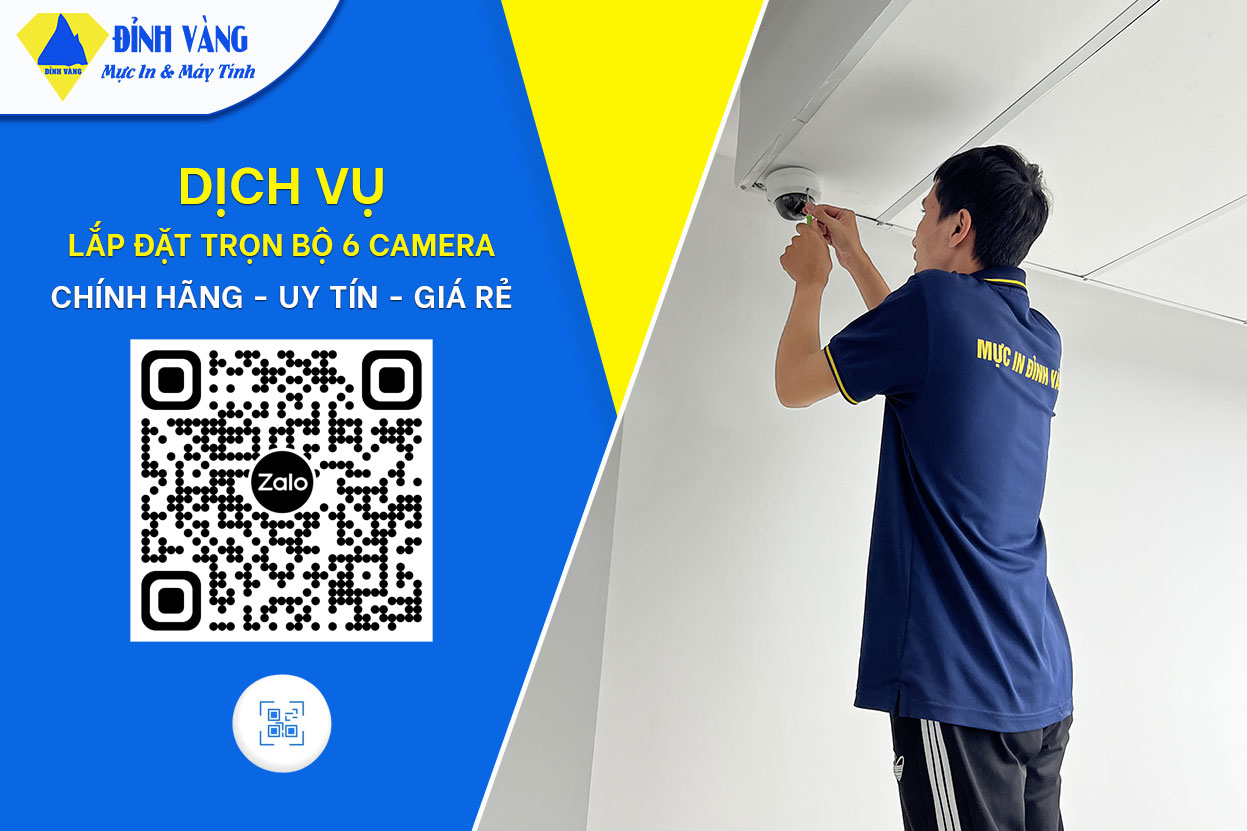 Lắp Đặt Trọn Bộ 6 Camera| Dịch Vụ Uy Tín, Giá Rẻ, Nhanh Chóng 2023