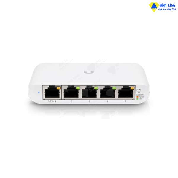 Thiết Bị Chuyển Mạch UniFi Switch USW-Flex-Mini (4 Cổng GbE, 1 Cổng GbE nhận nguồn PoE)