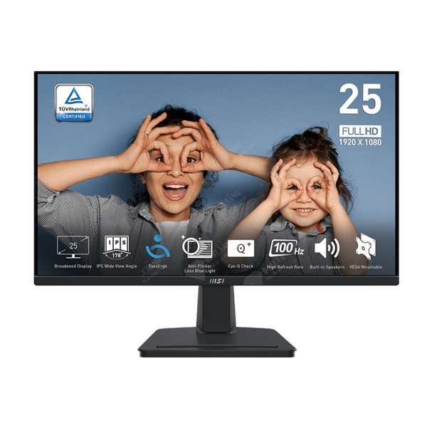 Màn Hình MSI PRO MP251 24.5 Inch (24.5 Inch, IPS, FHD, 100Hz, 1ms, Anti glare)