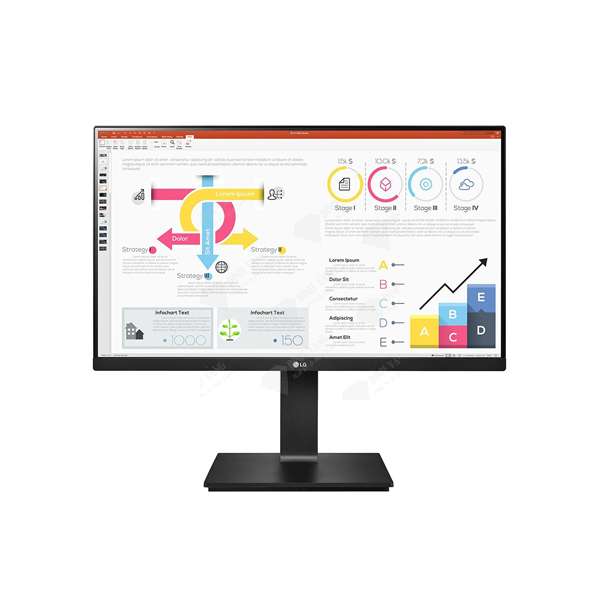 Màn Hình LG 24QP750-B 23.8 Inch (23.8 Inch, QHD, IPS, 16:9, 1000:1, 75HZ, 5MS, USB TYPEC)