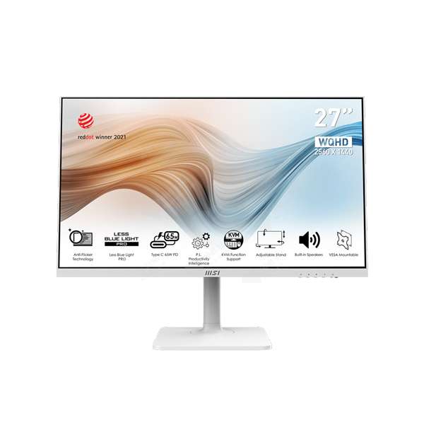 Màn Hình MSI MD272QPW 27 Inch (27 Inch, WQHD, IPS, 75HZ, 4MS, 300 NITS, HDMI, DP, USBC, AUDIO, LOA)