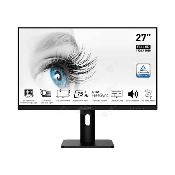 Màn Hình MSI Pro MP273P 27 Inch (27 Inch, FHD, IPS, 75HZ, 5MS, LOA, 1000:1,16:9)