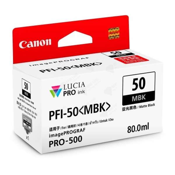 Mực máy in Canon PFI-50 C, CO, GY, M, MBK, PBK, PC, M, R, Y (Dùng Cho Máy In imagePROGRAF PRO-500)