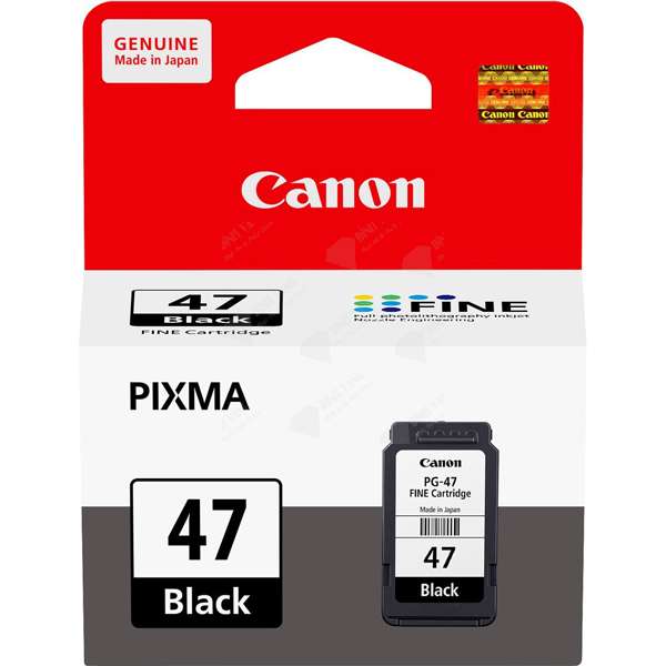 Mực máy in Canon PG-47 PGBK Ink Cartridge (Dùng cho máy in E3170, E3370, E3470, E400, E410, E4270, E4570, E460, E470, E477, E480)