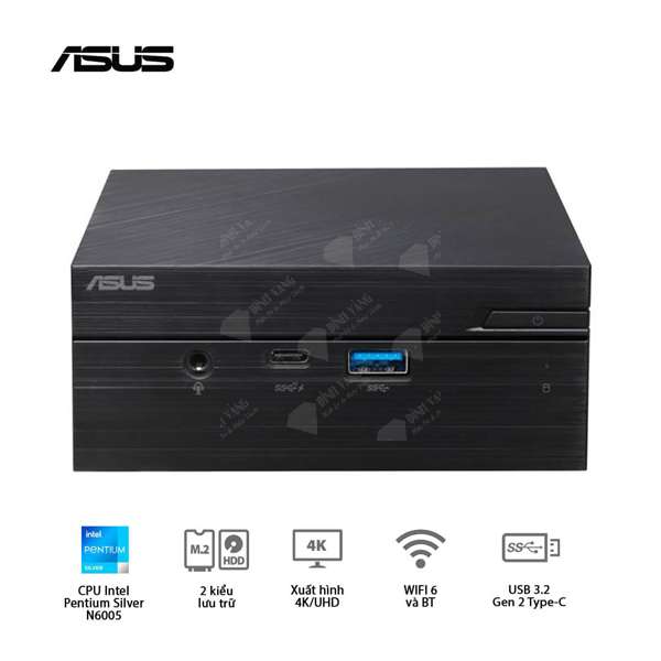 PC Mini Asus PN41 Barebone (Intel Pentium Silver N6005, Wi-Fi 6 802.11 AX, BT, 2.5G LAN)