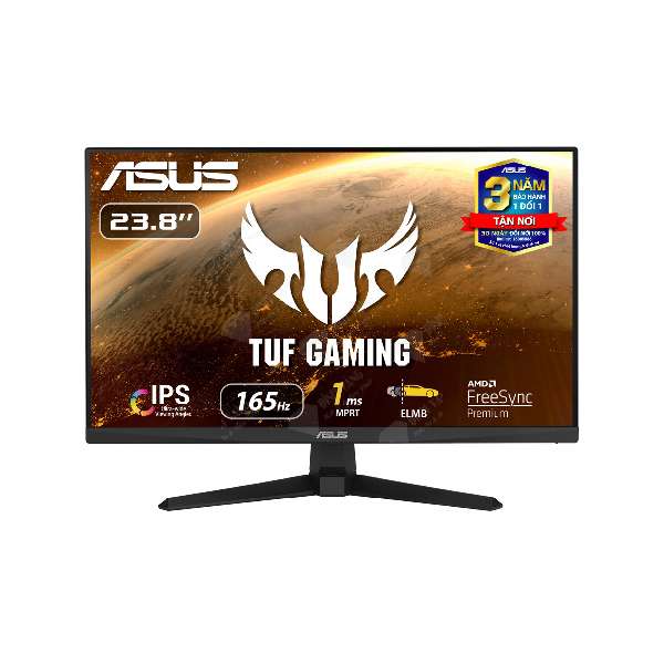 Màn Hình Asus Gaming TUF VG249Q1A 23.8 inch (23.8 inch, Full HD 1920 x 1080, 165Hz, FreeSync Premium, 1ms MPRT)