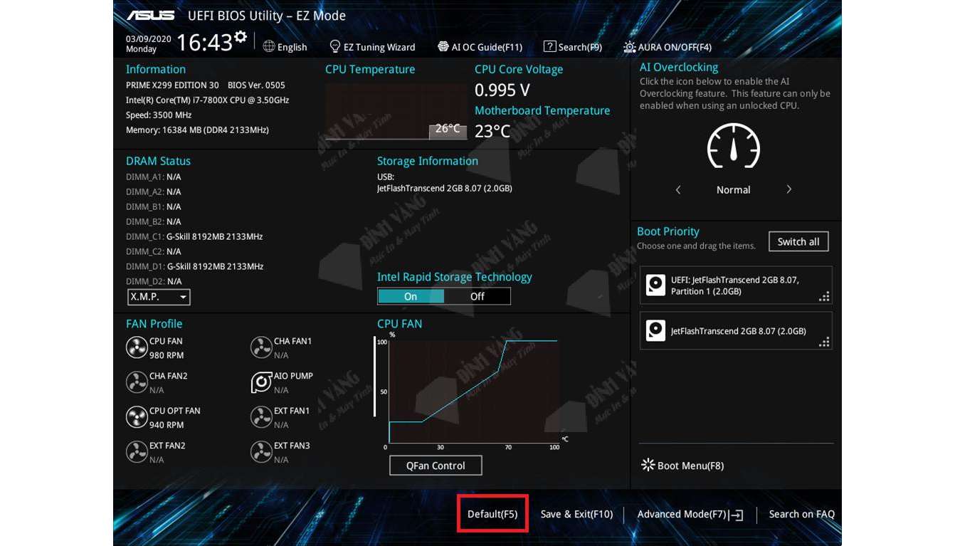 ASUS CrashFree BIOS