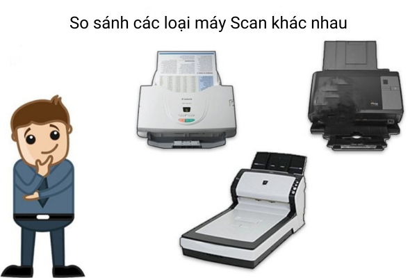 So sánh các loại máy scan khác nhau? Lời khuyên cho người mới bắt đầu.