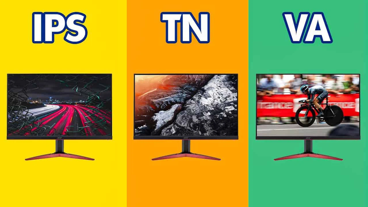So sánh các loại màn hình 4K theo loại tấm nền IPS, VA, TN
