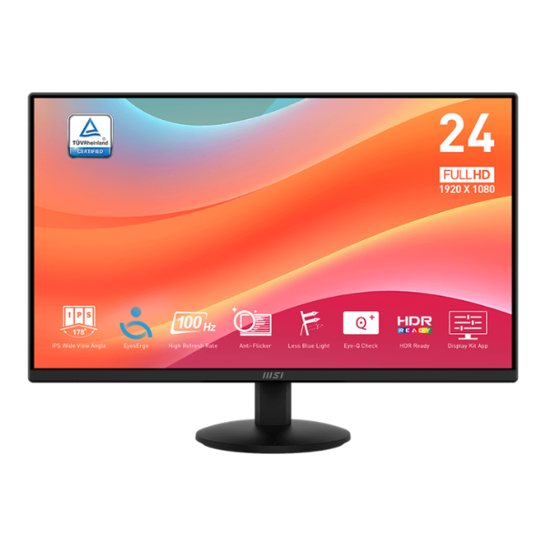 Màn Hình MSI PRO MP242L (23.8 inch, FHD 1920x1080, 100 Hz, 1ms, 16:9, IPS)