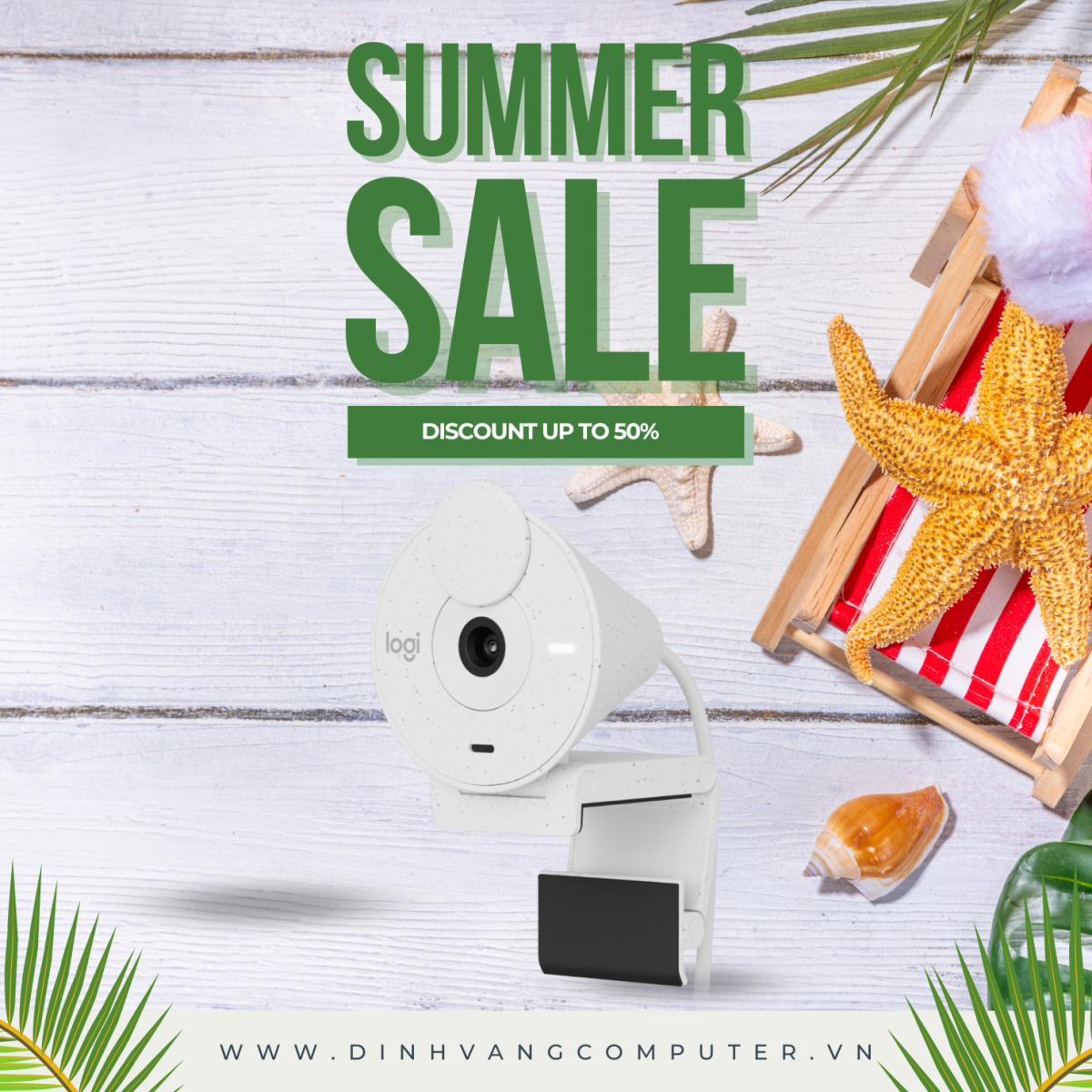 Logitech Webcam Brio Micro 300 FHD 1080P.