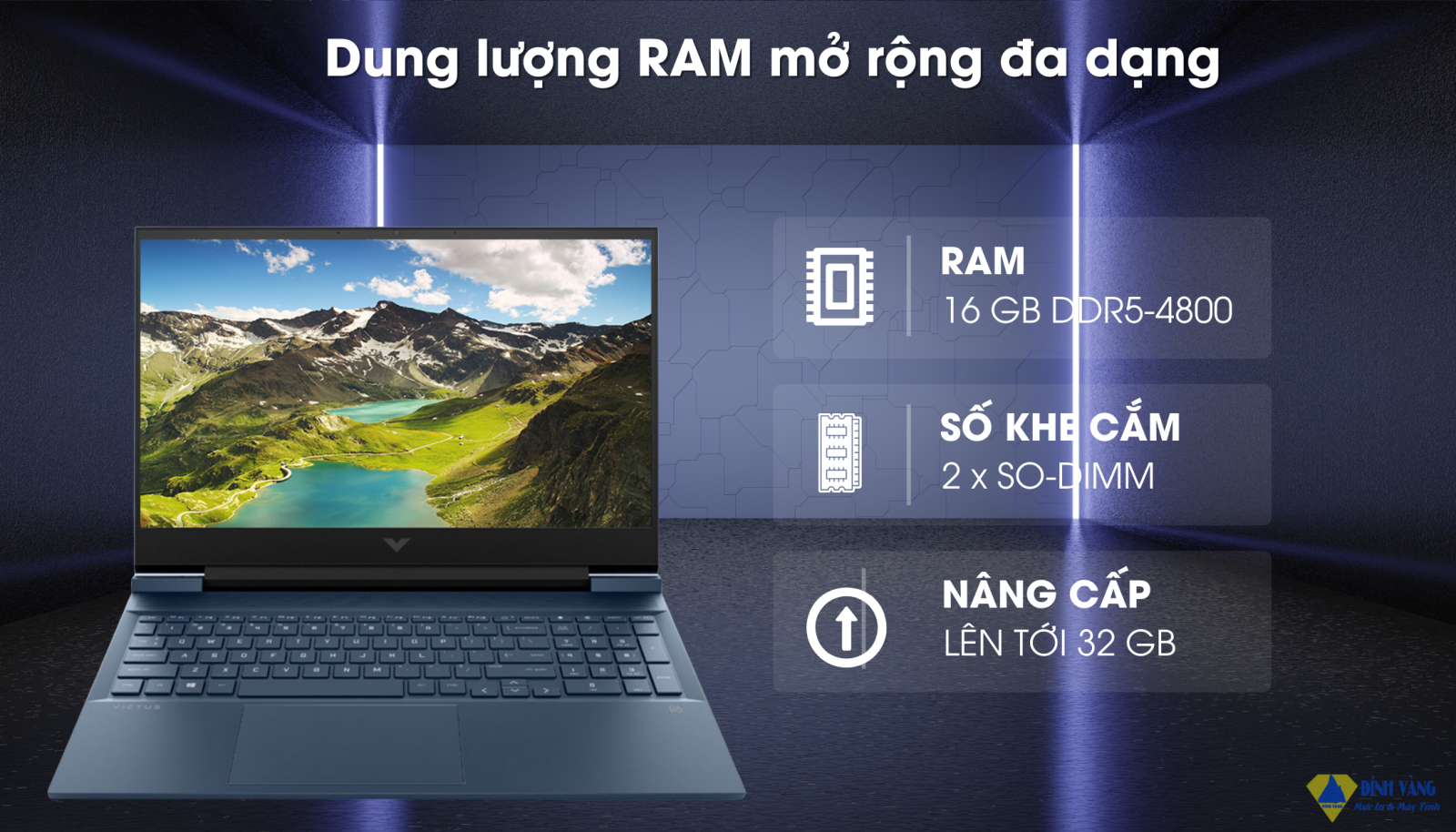 Hiệu Suất Đỉnh Cao Với RAM DDR5 4800MHz Siêu Lớn.