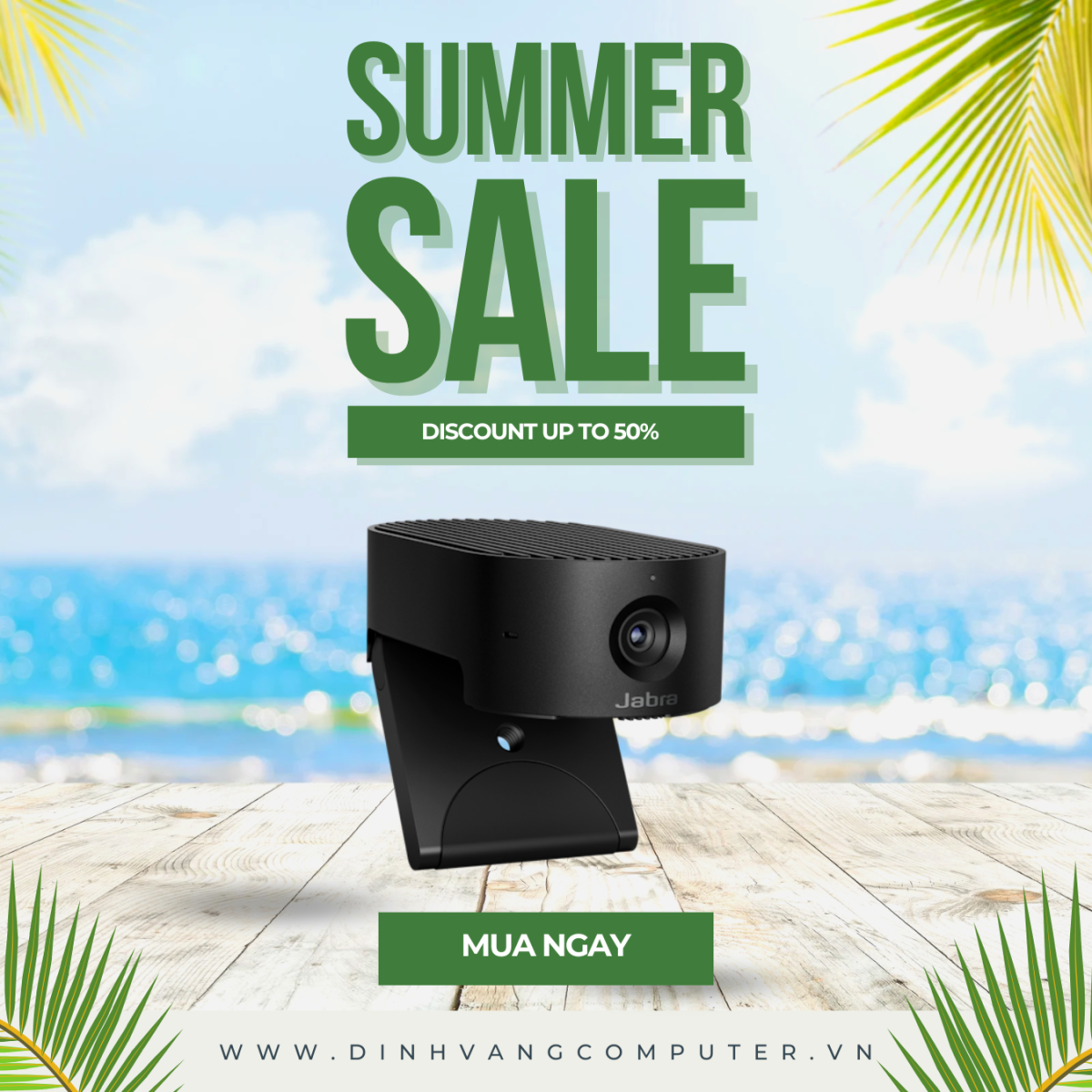 Webcam Jabra PanaCast 20 4K Ultra HD