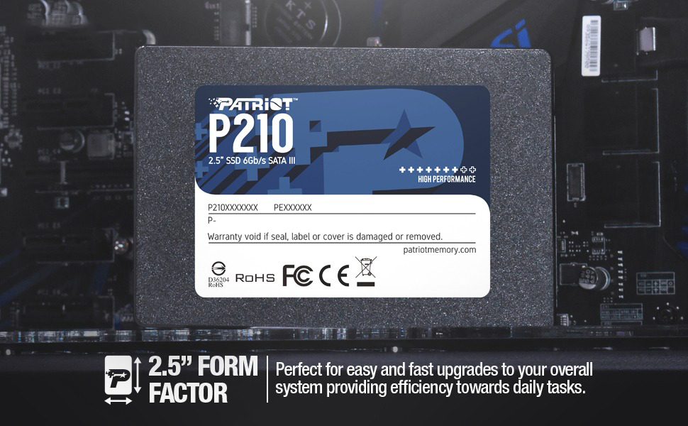 SSD	SSD PATRIOT 256GB P210 SATA3 2.5 inch - P210S256G25