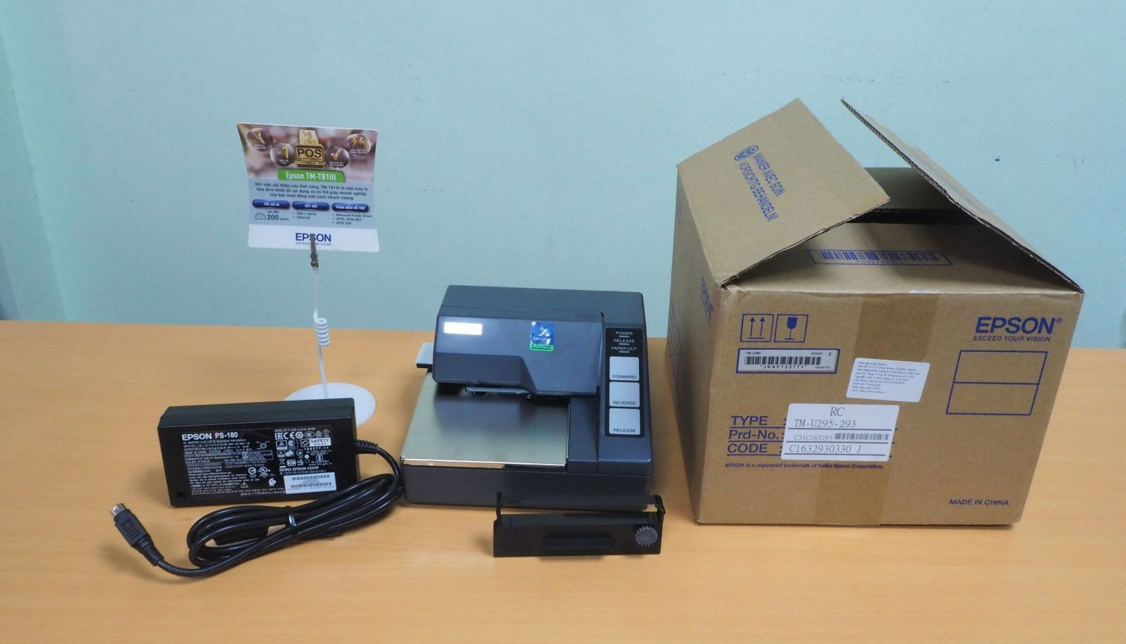 Máy in kim EPSON TM-U295-RS232.