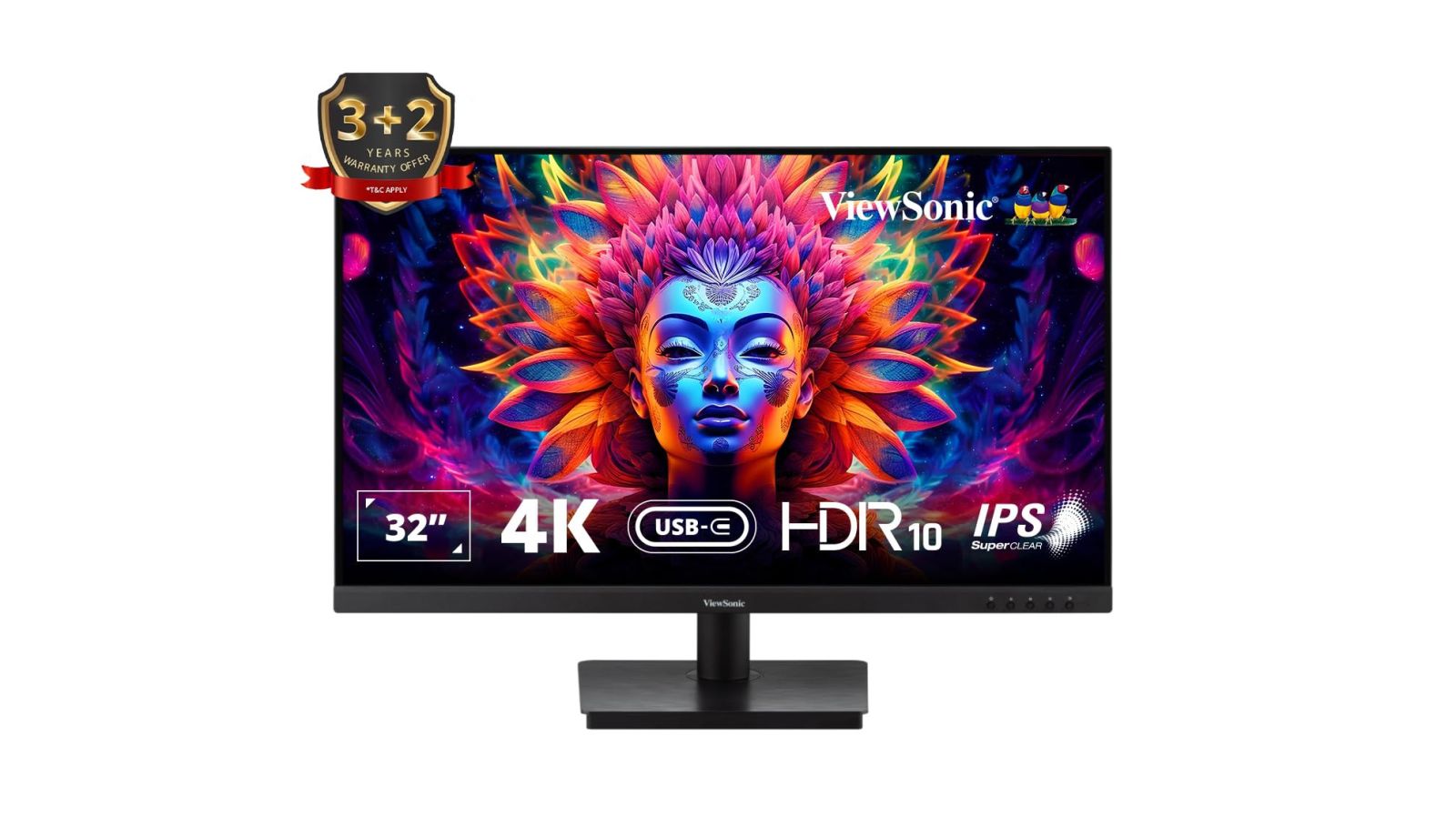 Màn Hình Mỏng Viewsonic VA3209U-4K Hiệu Suất Tinh Tế Trong Thiết Kế Nhẹ