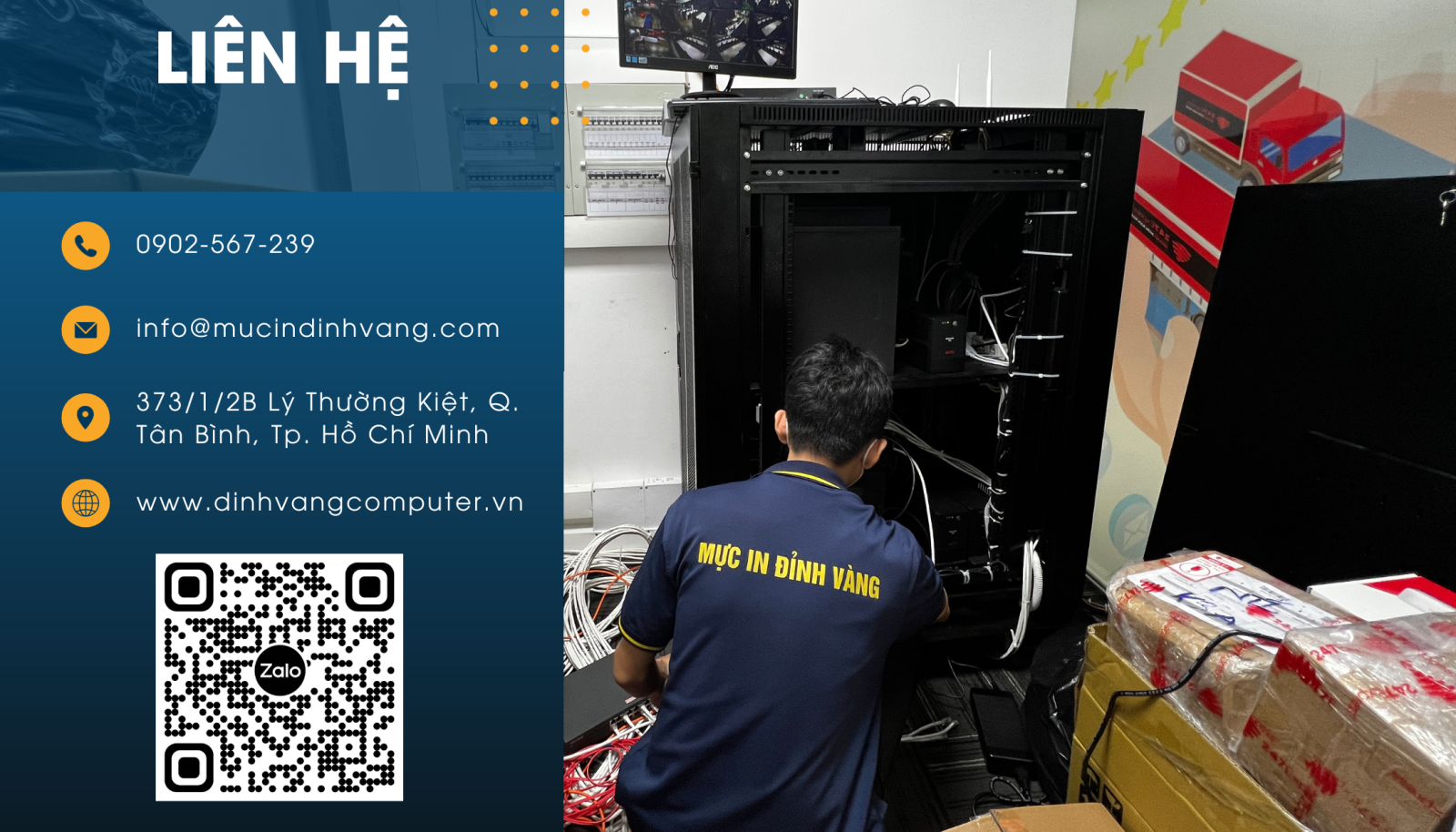 Khách hàng có nhu cầu lắp đặt camera quận 7 tại Đỉnh Vàng Computer thông qua cách này.