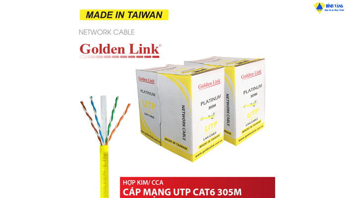 Cáp mạng Golden Link Cat 6