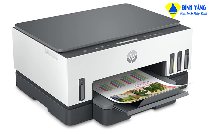 Máy in HP Smart Tank 720 (In 2 mặt, Scan, Photo/ Wifi) Chính Hãng