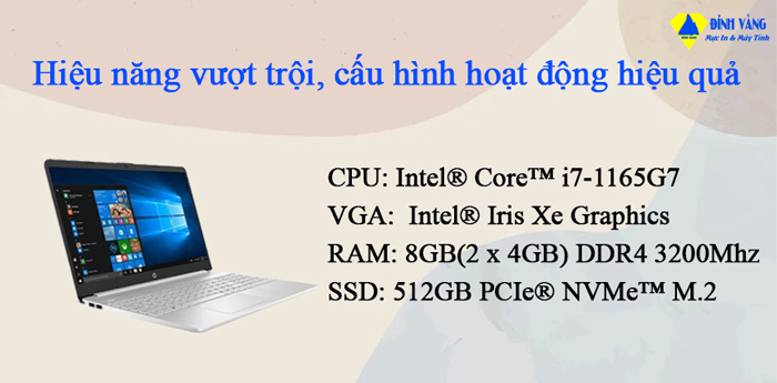 Laptop HP 15s fq2558TU 46M26PA 