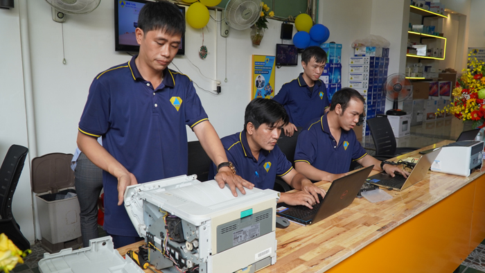Quy trình sửa chữa máy in Pantum tận nơi tại Đỉnh Vàng Computer