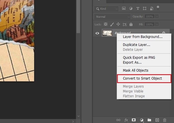 Cách làm nét ảnh trong photoshop bằng Smart Object