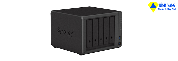 Thiết bị lưu trữ NAS Synology DS1522+ (AMD Ryzen R1600/ 8GB RAM/ RJ-45) Chính Hãng