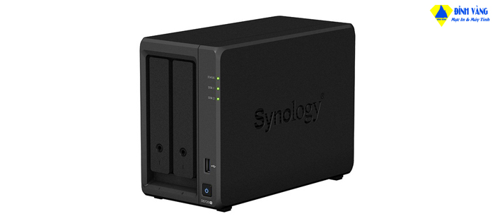 Thiết bị lưu trữ NAS Synology DS720+ (Celeron J4125/ 2GB Ram/ 2048 User) Chính Hãng