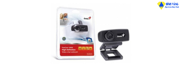 Webcam Genius Facecam 1000X tự động điều chỉnh ảnh sáng