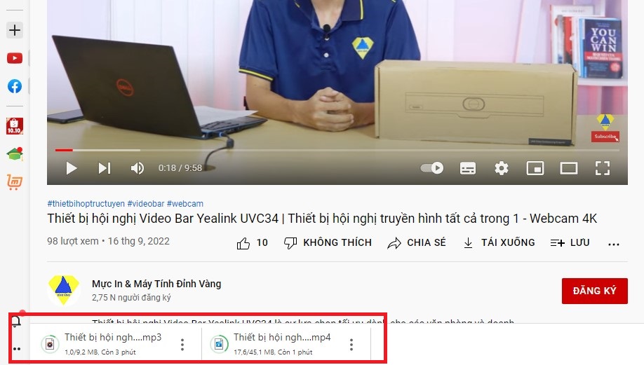 cách Tải nhạc từ youtube