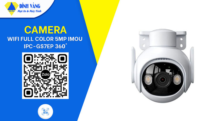 Camera giám sát qua điện thoại Wifi Full Color iMOU IPC-GS7EP-5M0WE 5MP