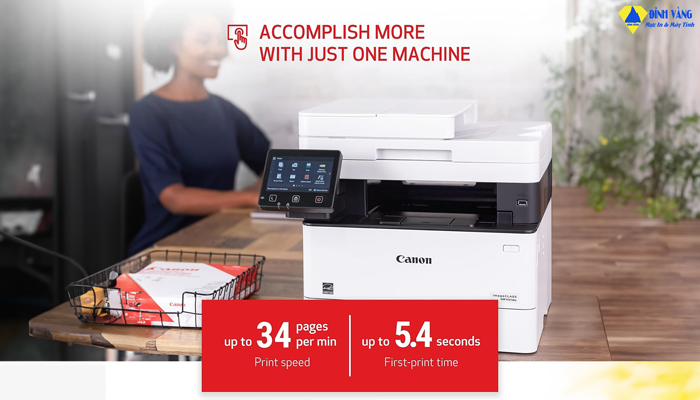 Khả năng in ấn nhanh chóng hiệu quả đến 34 trang / phút