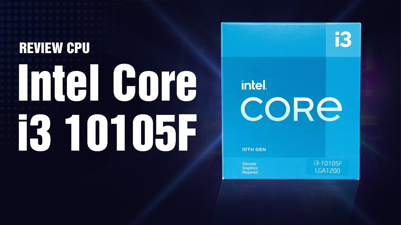INTEL CORE i3 10105F up to 4.4G | 4 CORE | 8 THREAD