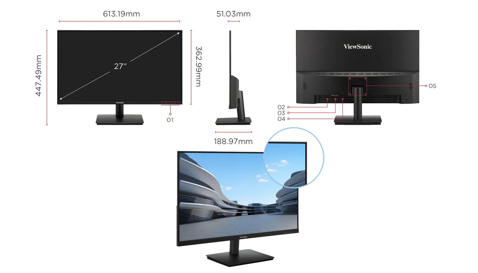Thiết Kế 3-Side Borderless Tối Ưu Hóa Trải Nghiệm Xem.