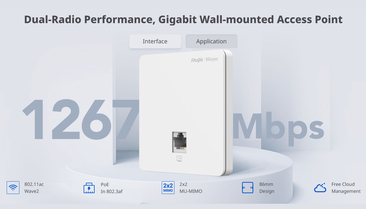 Hiệu Suất Mạng Vượt Trội Với Tốc Độ Lên Đến 1267 Mbps.