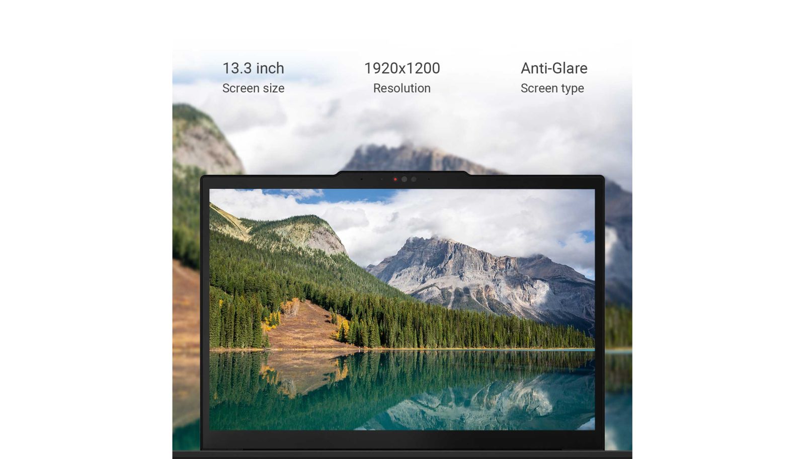 Màn Hình IPS 13.3 Inch Siêu Nét Và Chống Chói.
