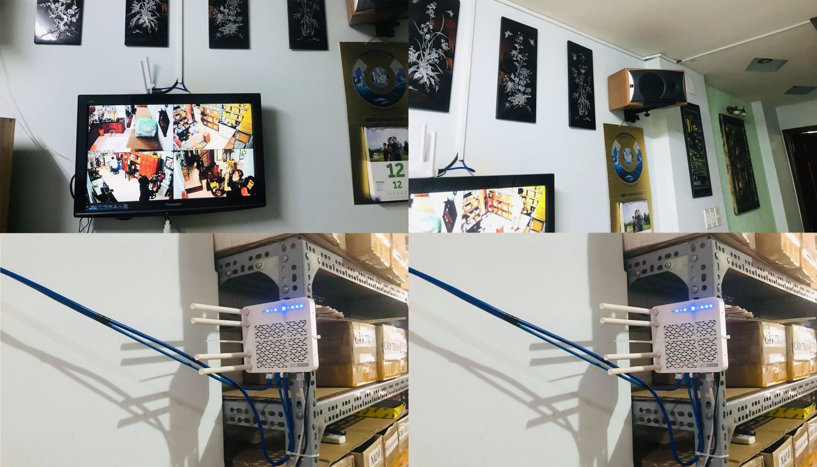 Lắp đặt camera quận 12 (Nhà Phố Đường Thành Thái).
